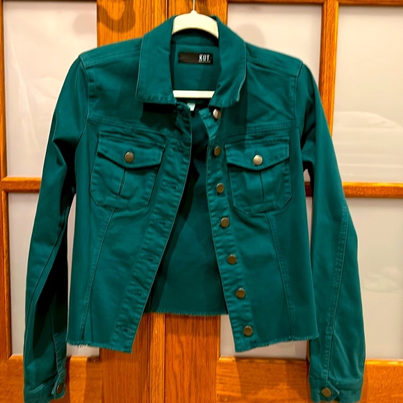 Kut from the Kloth Jackets & Blazers - Like new!!! Beautiful teal Kut From The Kloth jacket!!!